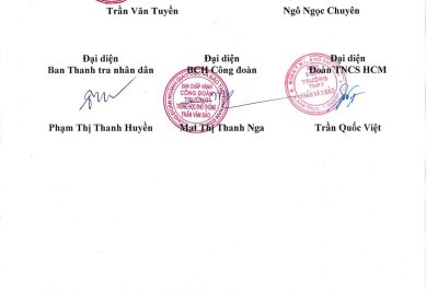 QĐ số: 27/QĐ-THPTTVB ngày 15/9/2021 của trường THPT Trần Văn Bảo V/v công khai các điều kiện giáo dục năm học 2021-2022
