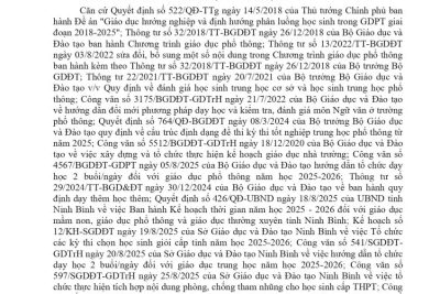 KẾ HOẠCH NĂM HỌC 2025 – 2026