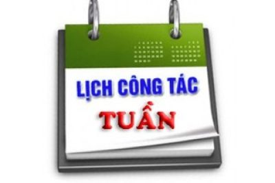 LỊCH CÔNG TÁC (Tuần 03 từ ngày 14/9/2026 đến ngày 19/9/2026)