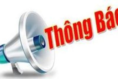 Thông báo V/v tập trung học sinh và giáo viên chủ nhiệm đầu năm học 2026 – 2027